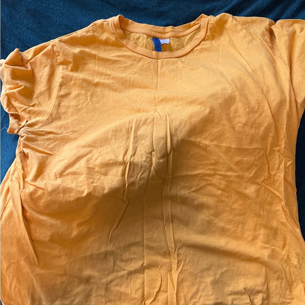 Casual yellow shirt